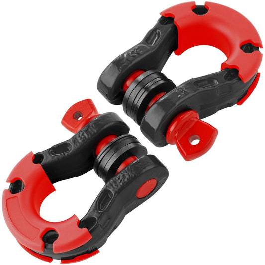 VEVOR 3/4 D - Ring Shackle 2 Pack 30 Ton Heavy Duty Recovery - Inside The Bars