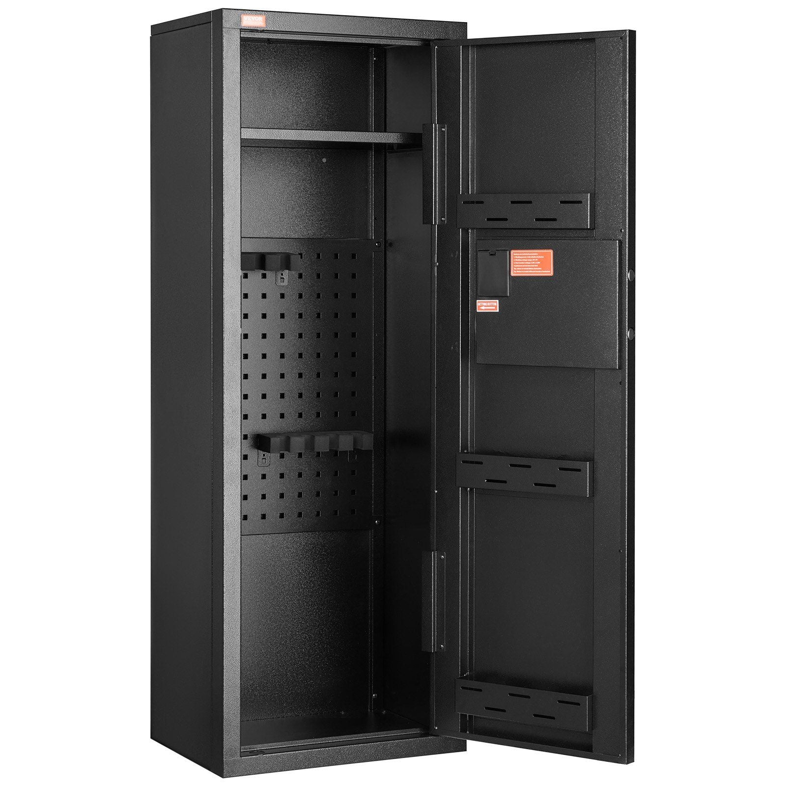 VEVOR 6 - 8 Rifles Gun Safe with Digital Keypad and Lock - Inside The Bars