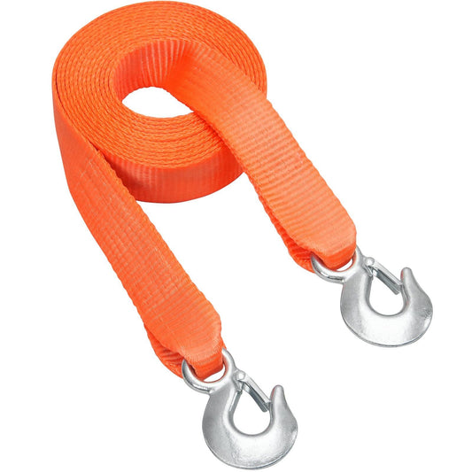 VEVOR ATV Car Tow Strap with Hooks 2"x20' 17000 lbs - Inside The Bars