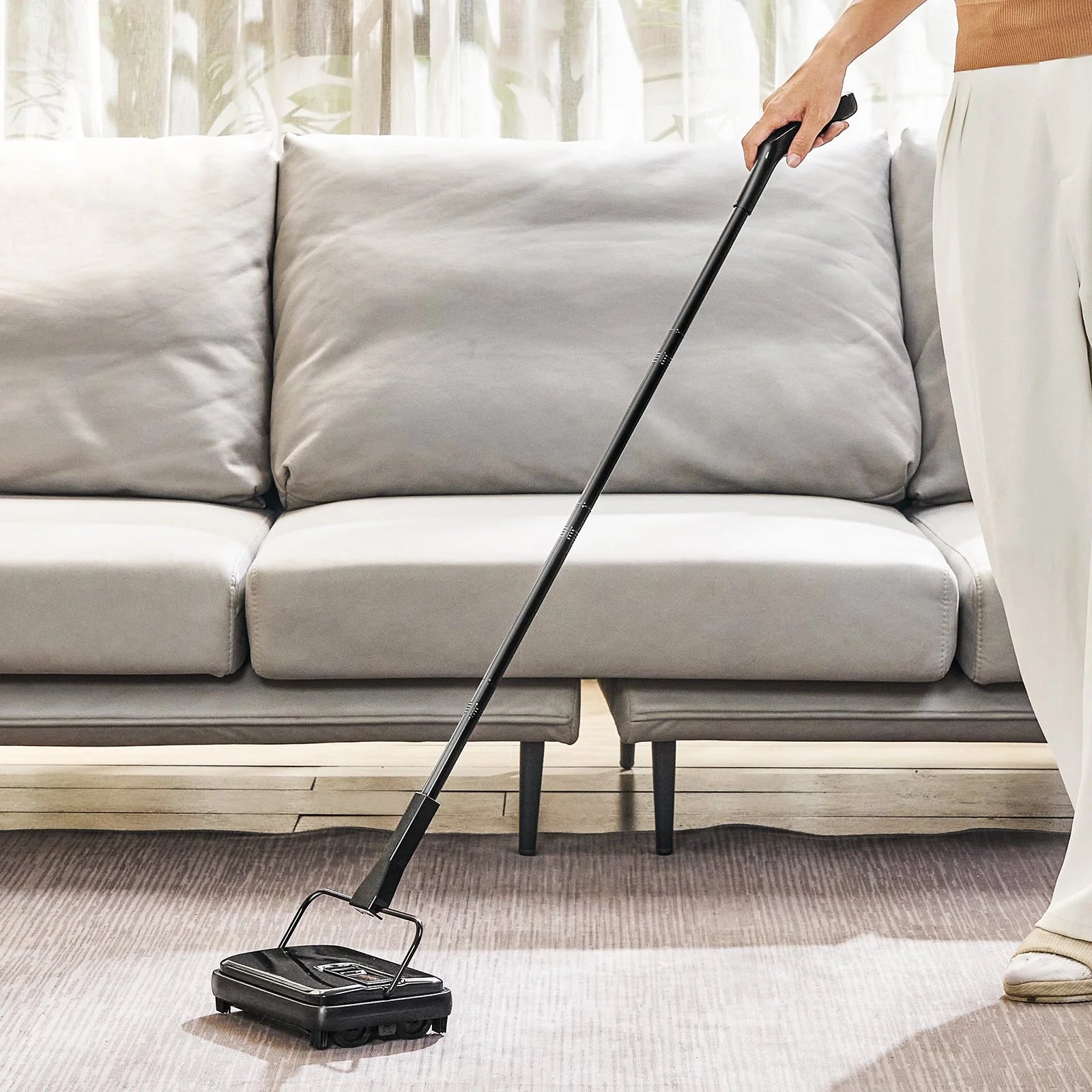 VEVOR Carpet Sweeper for Home Office and Rugs Cleaning - Inside The Bars