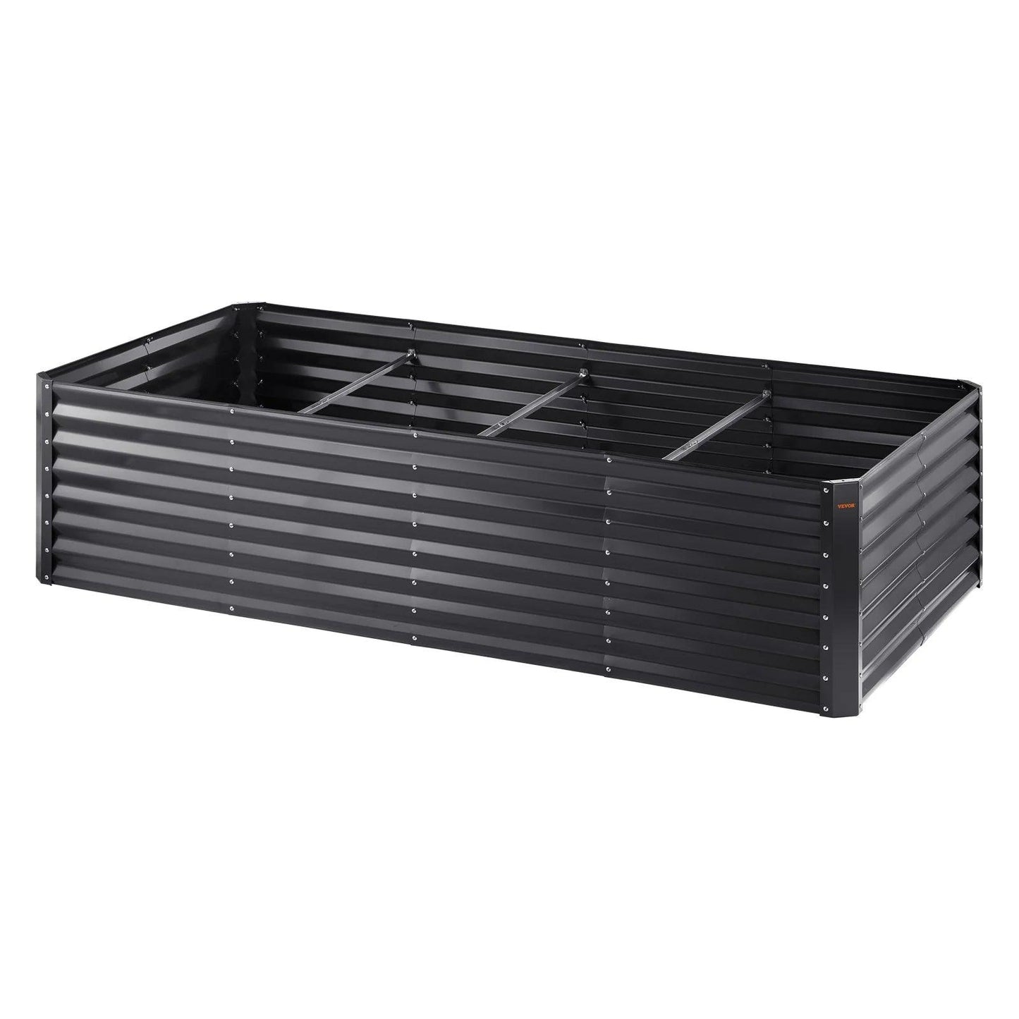 VEVOR Galvanized Raised Garden Bed Planter Box 94.5X47.2 - Inside The Bars