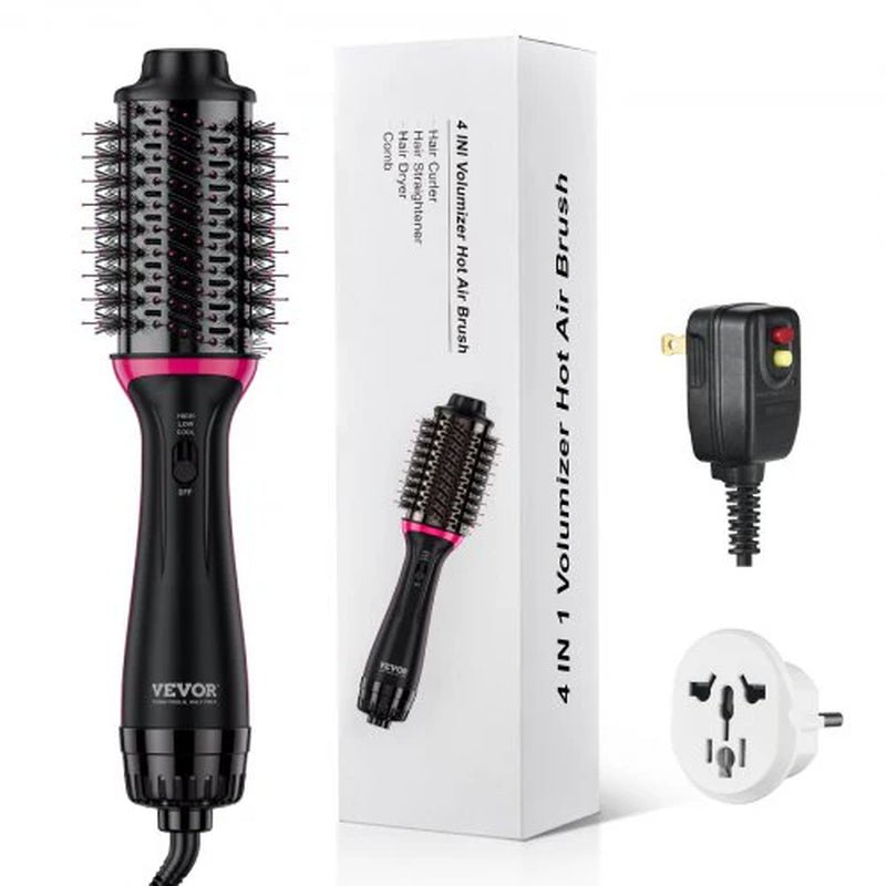 VEVOR Hair Blow Dryer Brush Dual Voltage Hot Air Styler - Inside The Bars