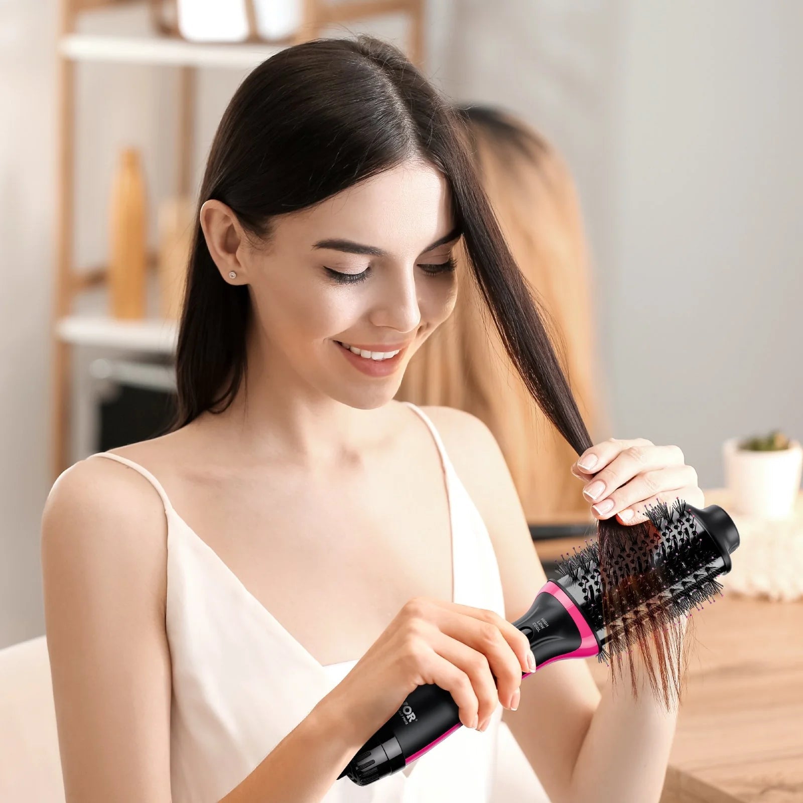 VEVOR Hair Blow Dryer Brush Dual Voltage Hot Air Styler - Inside The Bars