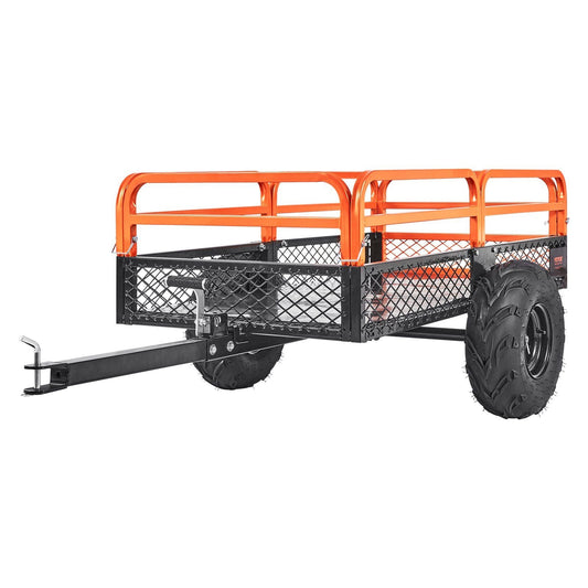 VEVOR Heavy Duty Steel ATV Dump Trailer 1500 Pound Capacity - Inside The Bars