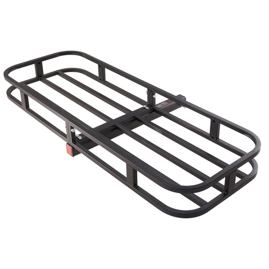 VEVOR Hitch Cargo Carrier 53 x 19 x 5 in Steel Rack - Inside The Bars
