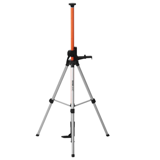 VEVOR Laser Level Tripod 1/4" - 20 & 5/8" - 11 Thread Height Adjust - Inside The Bars
