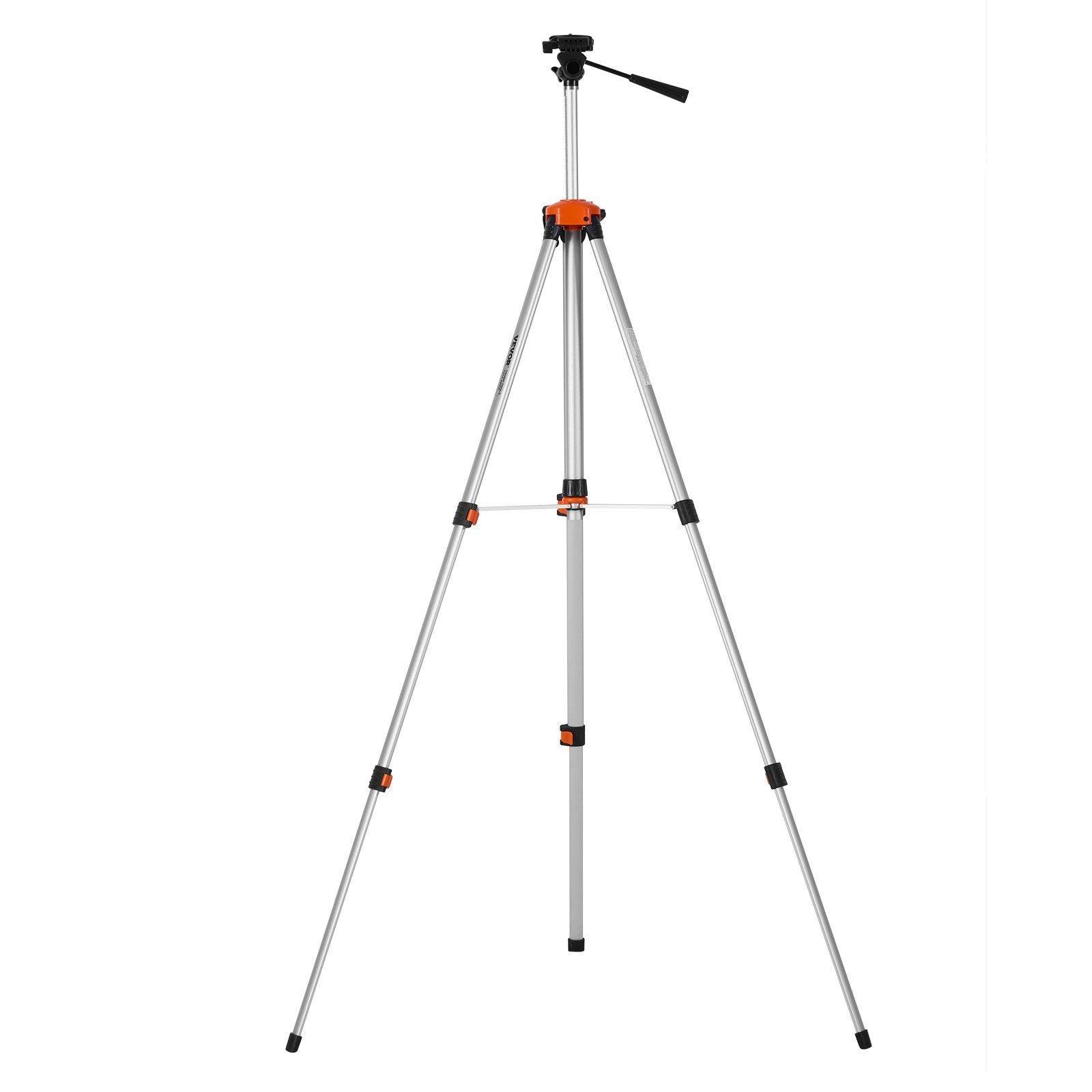 VEVOR Laser Level Tripod ¼ x 20 Thread Height Adjustment - Inside The Bars