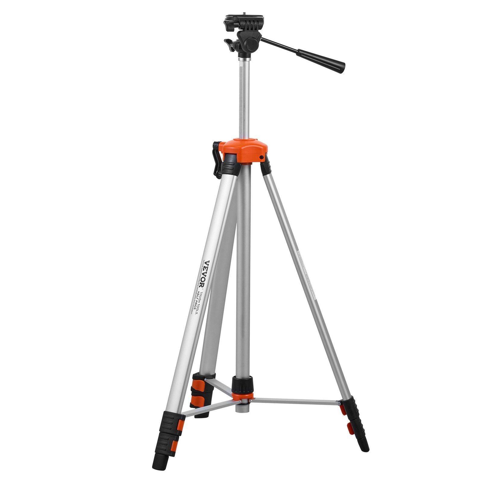 VEVOR Laser Level Tripod ¼ x 20 Thread Height Adjustment - Inside The Bars