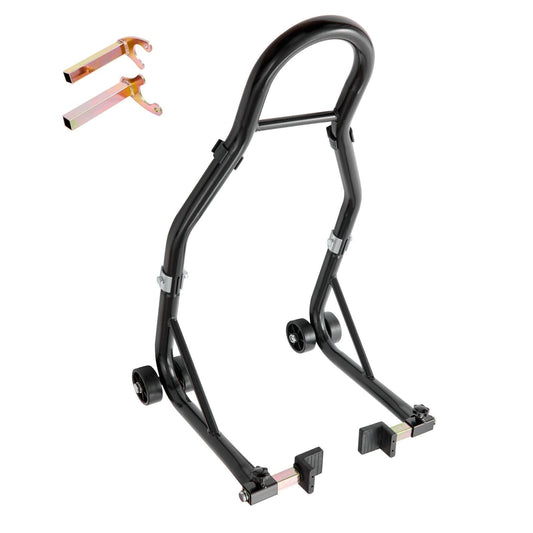 VEVOR Motorcycle Rear Wheel Stand Heavy Duty 850 lbs Black - Inside The Bars
