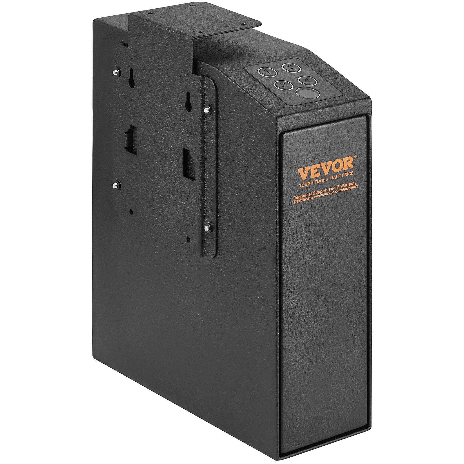 VEVOR Mounted Gun Safe for Pistols with Biometric Access - Inside The Bars