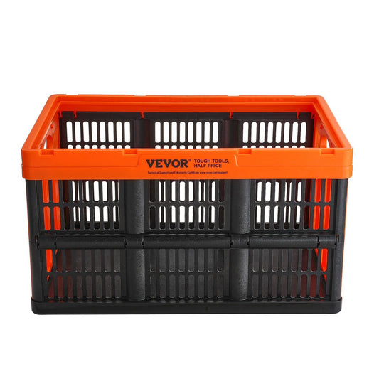 VEVOR Plastic Collapsible Storage Basket 45L 3 Packs Bins - Inside The Bars