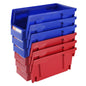 VEVOR Plastic Storage Bin Heavy Duty 12 - Pack Stackable - Inside The Bars