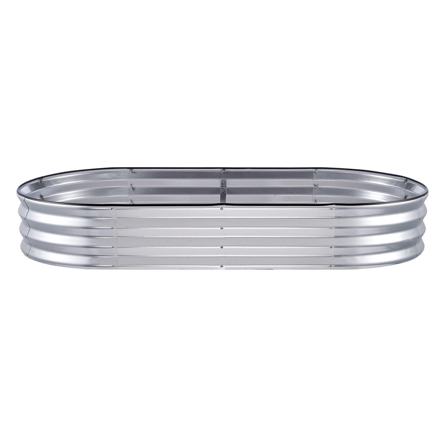VEVOR Raised Garden Bed Galvanized Metal Planter Box Silver - Inside The Bars