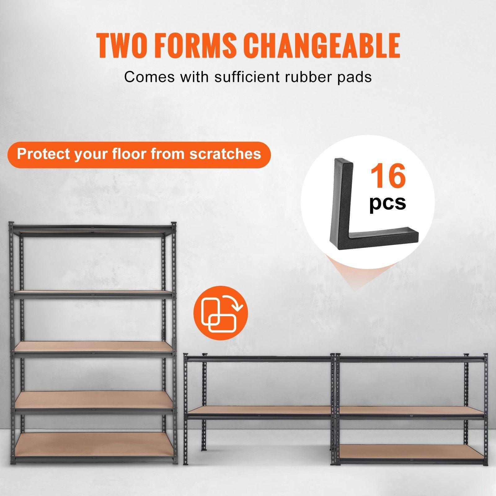 VEVOR Storage Shelving Unit 5 - Tier Adjustable Heavy Duty - Inside The Bars