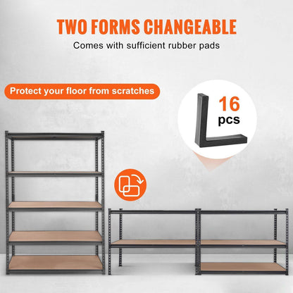 VEVOR Storage Shelving Unit 5 - Tier Adjustable Heavy Duty - Inside The Bars