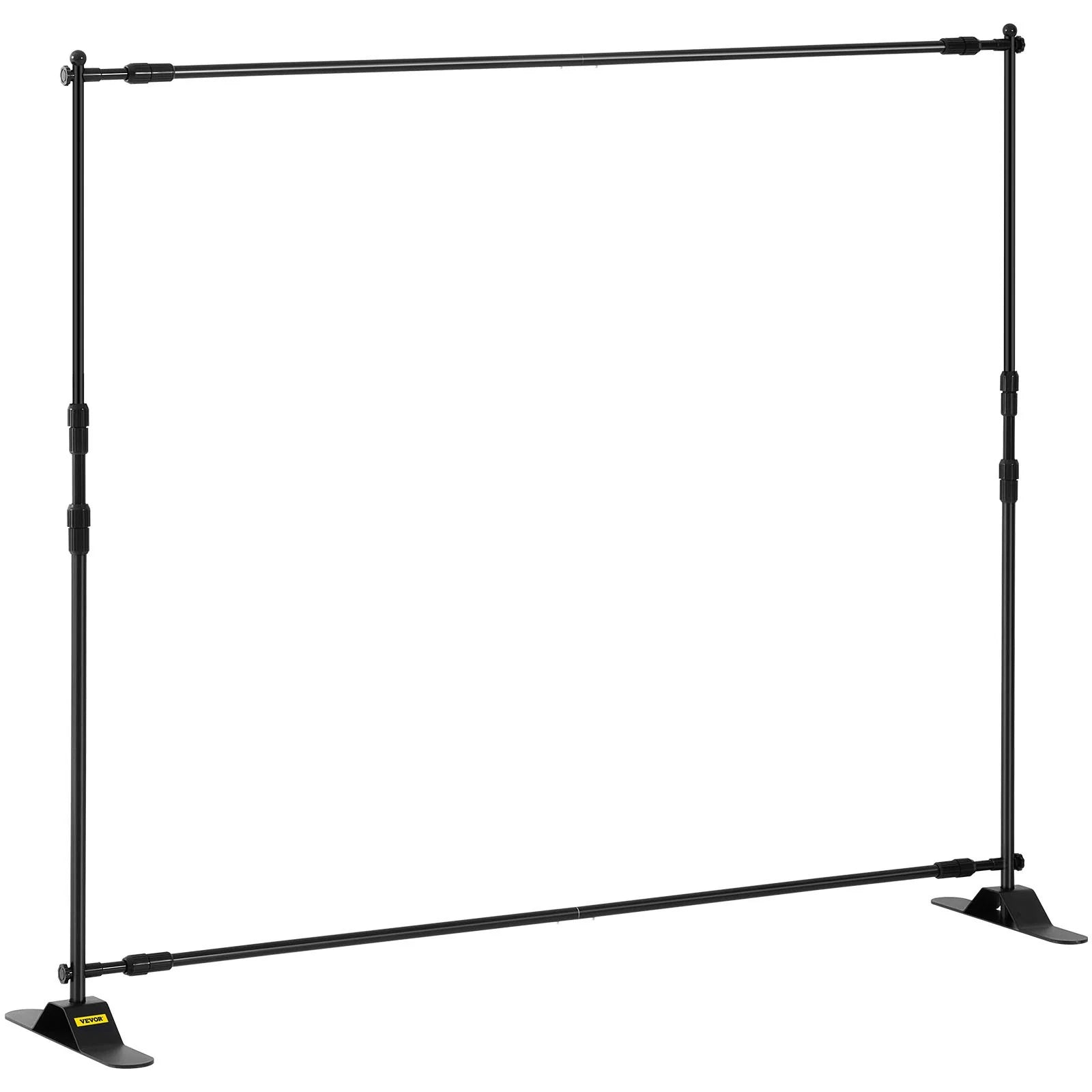 VEVOR Telescopic Backdrop Banner Stand 8' X 8' Adjustable - Inside The Bars