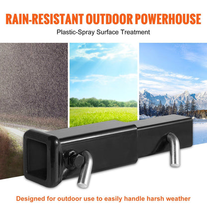 VEVOR Trailer Hitch Extender Fits 2 Inch Receiver 7 Inch - Inside The Bars