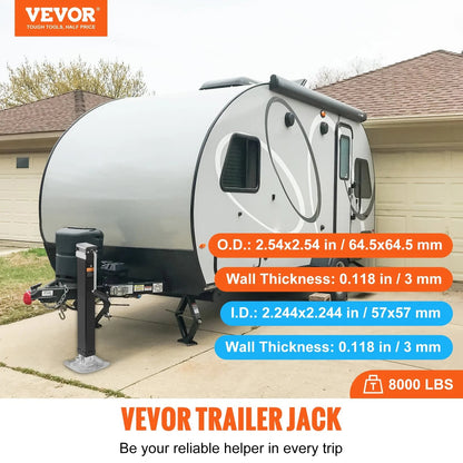 VEVOR Trailer Jack Stand 8000 Lb Capacity for RV Yacht - Inside The Bars