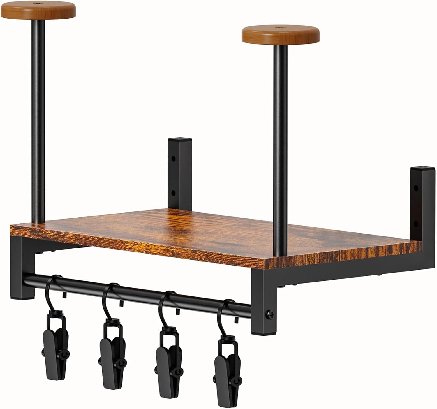 Wall - Mounted Helmet Rack for Motorcycle and Football Gear - Inside The Bars