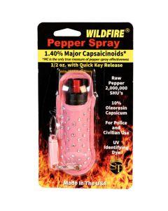 WildFire 1.4% MC Pepper Spray with Halo Holster and Keychain - Inside The Bars