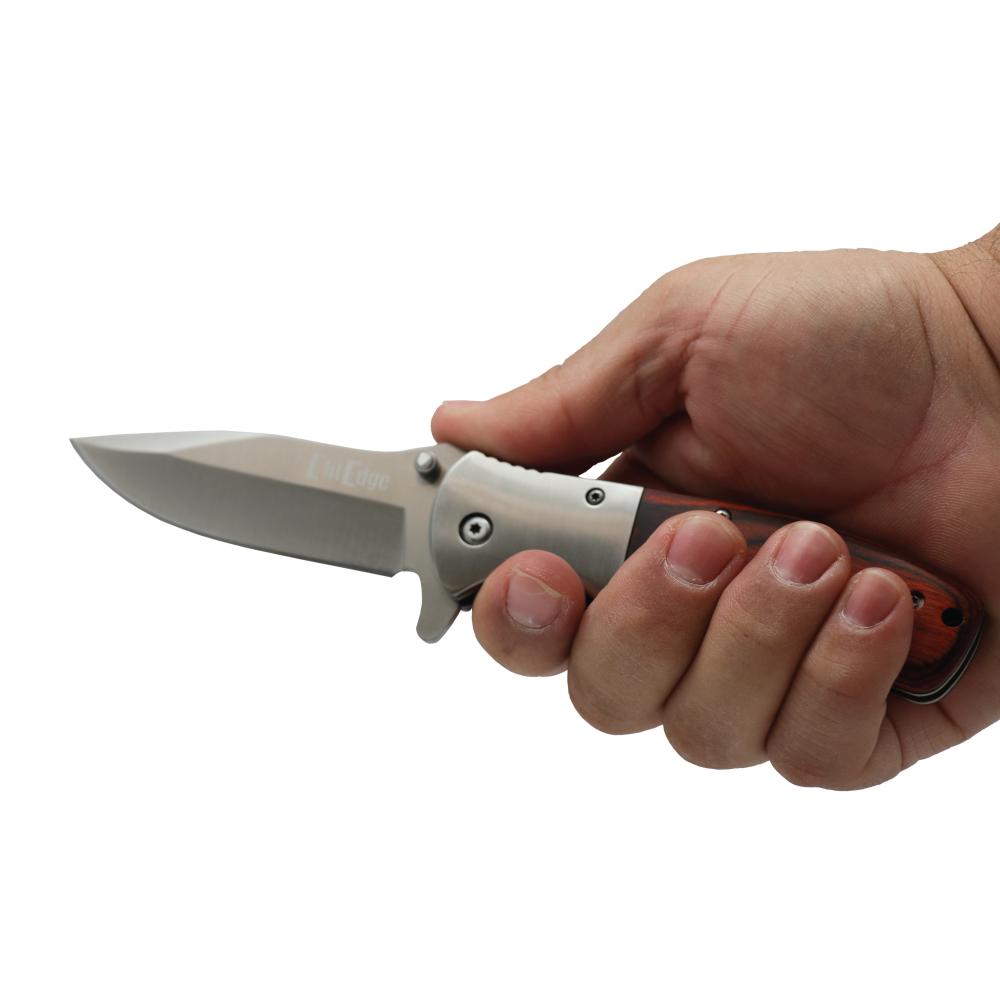 Woodgrain 8" Premium Knife - Inside The Bars