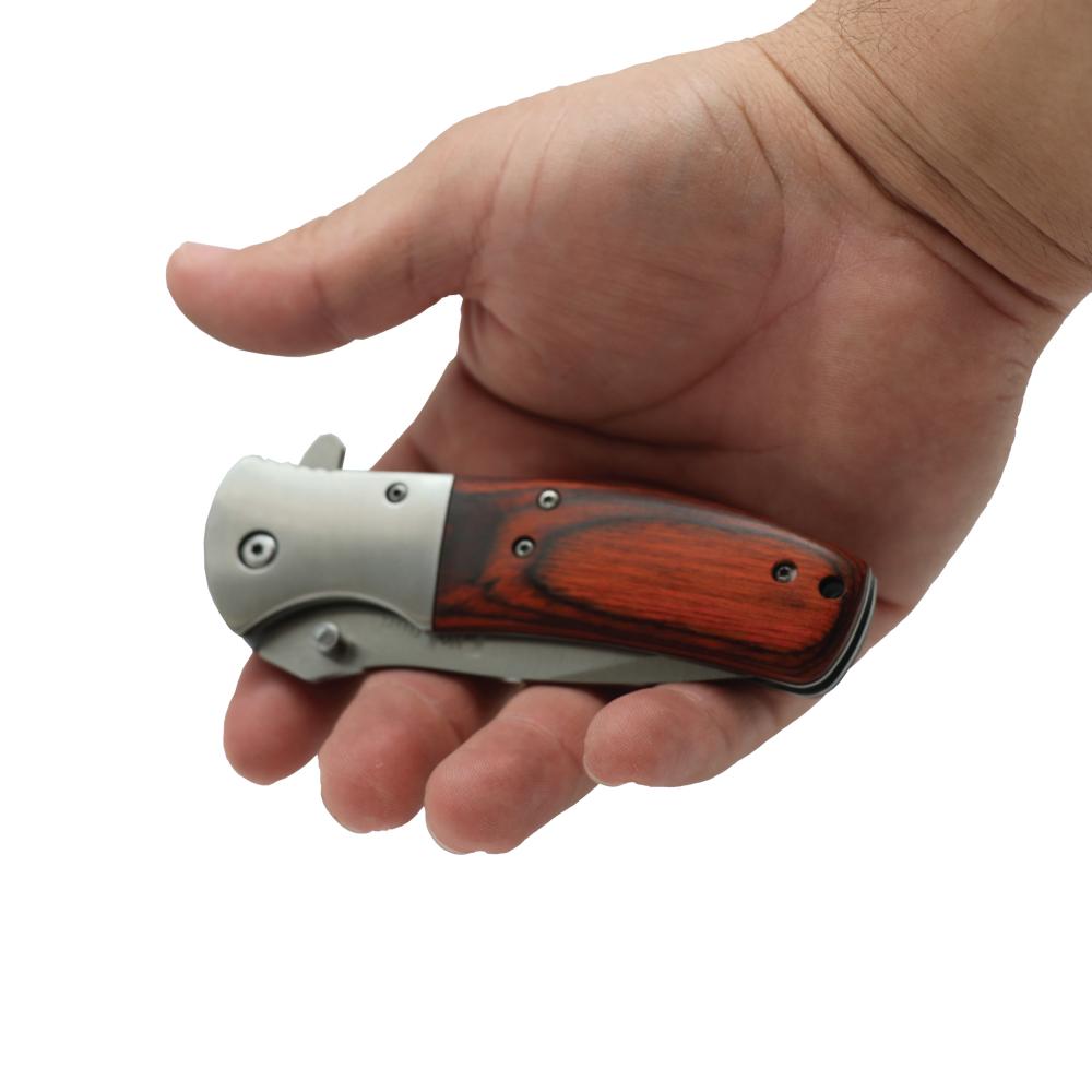 Woodgrain 8" Premium Knife - Inside The Bars