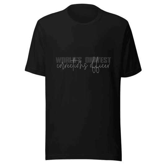 World's Okays Correctional Officer Tee Shirt - Inside The Bars