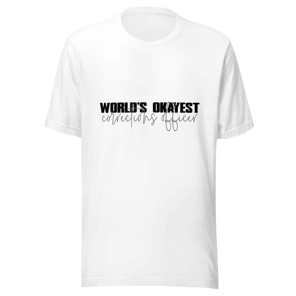 World's Okays Correctional Officer Tee Shirt - Inside The Bars