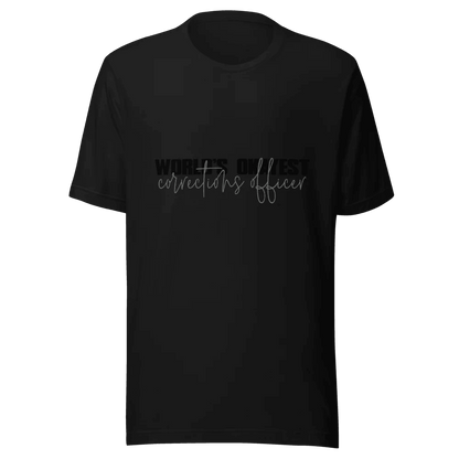 World's Okays Correctional Officer Tee Shirt - Inside The Bars