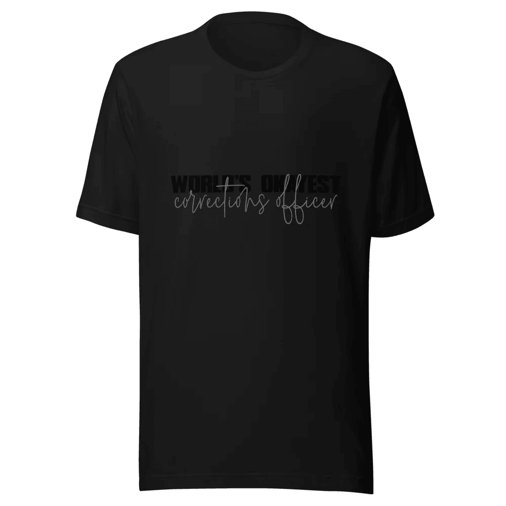 World's Okays Correctional Officer Tee Shirt - Inside The Bars