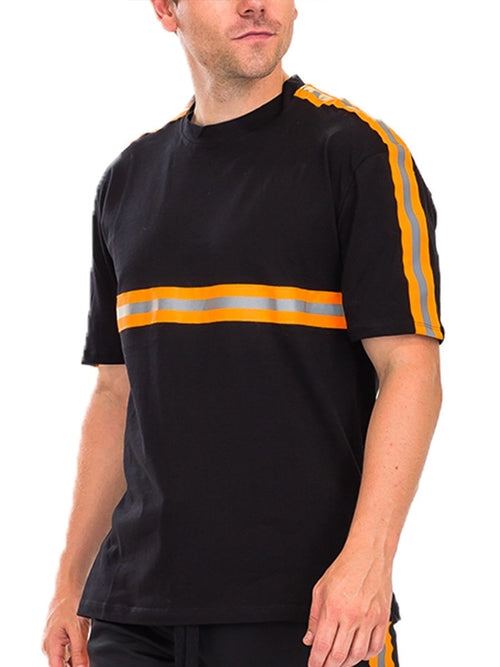 Reflective Tape Tshirt with Stylish Design and Comfort