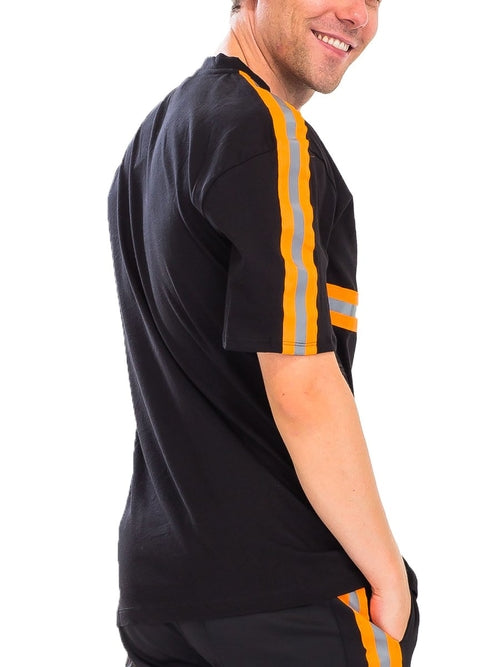 Reflective Tape Tshirt with Stylish Design and Comfort