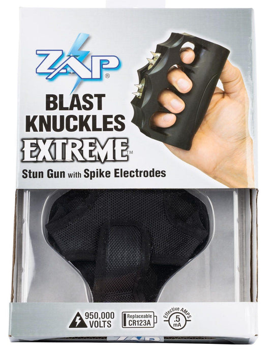 ZAP Extreme Defense Knuckles – 950,000 Volt Stun Gun - Inside The Bars